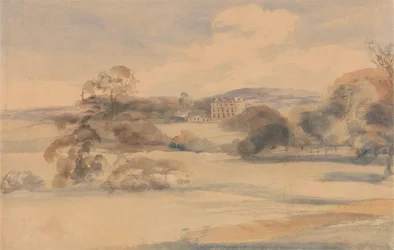 Landschaft mit Landhaus